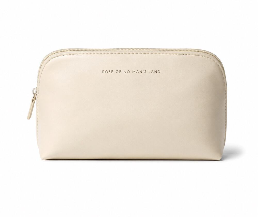 Byredo Rose of No Man’s Land Cream Zip Cosmetic Makeup Travel Pouch